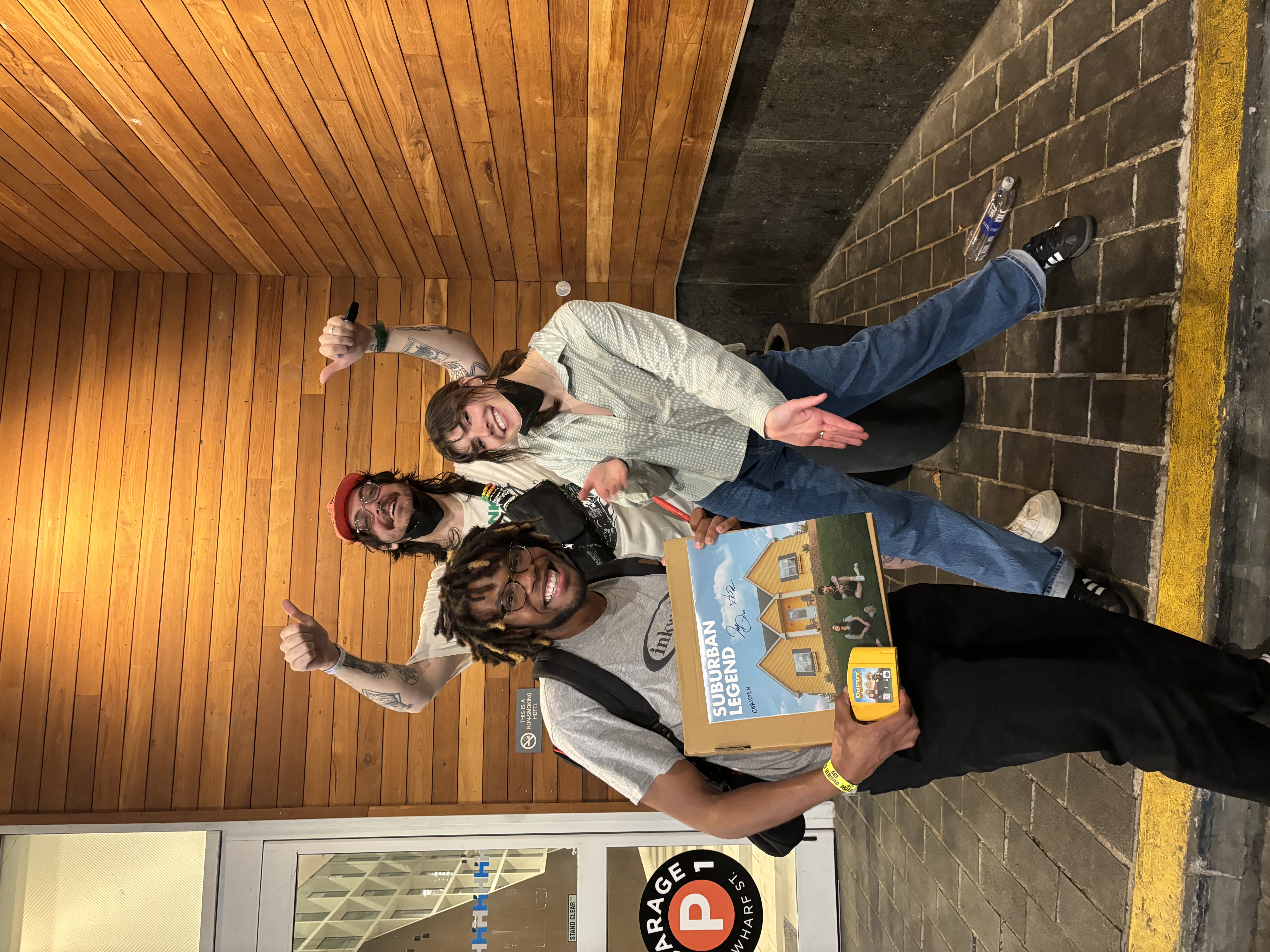 Christen at a concert